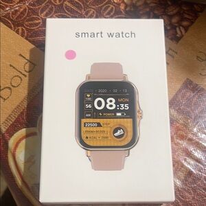 Smart Watch with Pink Band
